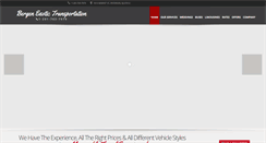 Desktop Screenshot of bergenlimo.com